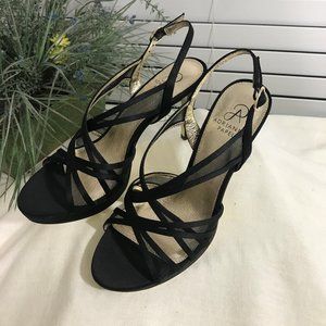 Adrianna Papell Black Platform Shoes